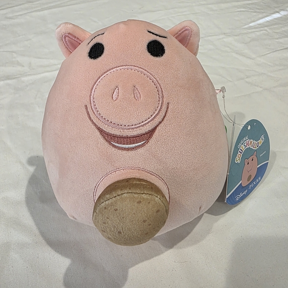 Squishmallows Disney Pixar Pink Hamm Pig Plush NWT - Picture 1 of 9